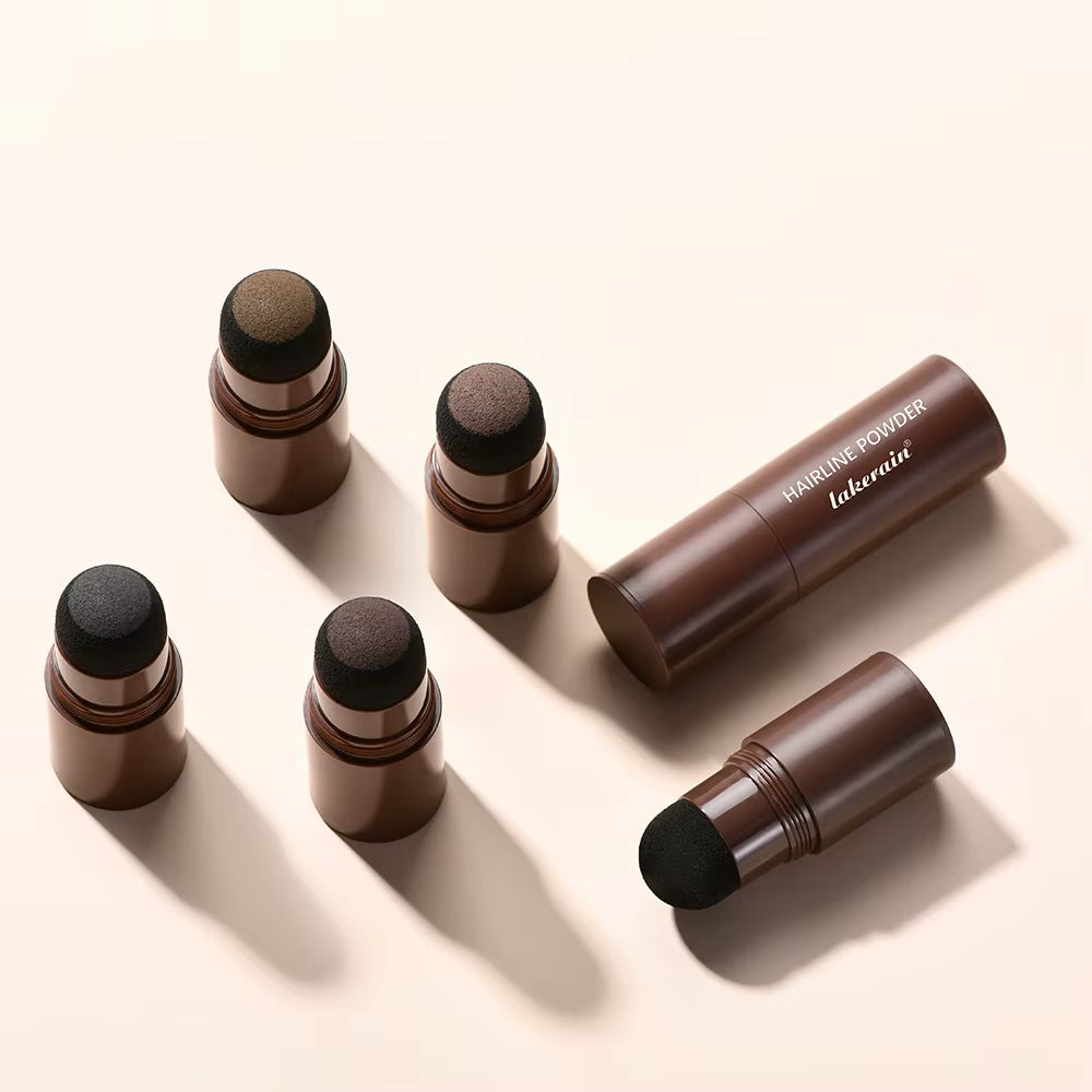 Hairline Shadow Powder Hair Waterproof Hairline Root Cover up Natural Black Brown Eyebrow Contour Stick Repair Fill in Hair Tool