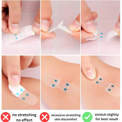 Face Lift Tape 100 Pcs, Face Lifting Tape Invisible, Anti-Sagging Skin Tape, Face Lift Strips, Face Lifting Bands, Anti-Wrinkle, Face Lifting Tool.