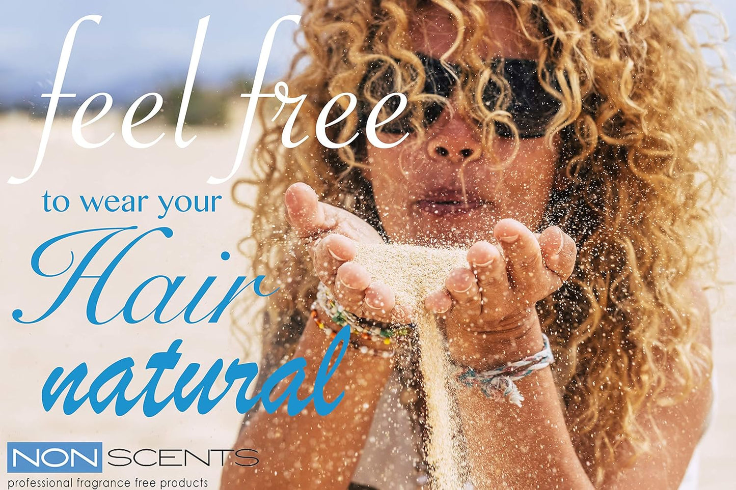 Nonscents Fragrance Free Curl Defining Cream, Truly Unscented. Great for Taming, Enhances Curls & Frizz Control. Create Amazing Blow-Dries & Styles That Last - Made in USA, 8 Fl Oz.