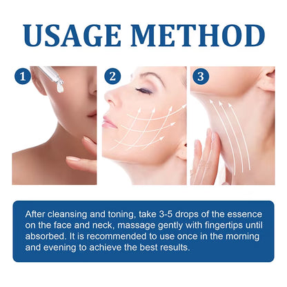 100ML Hyaluronic Acid Moisturizing Serum Face Essence Shrink Pores Brightening Lifting Facial Serum Skin Care